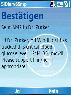 SiDiary - Diabetes Software para Smartphone